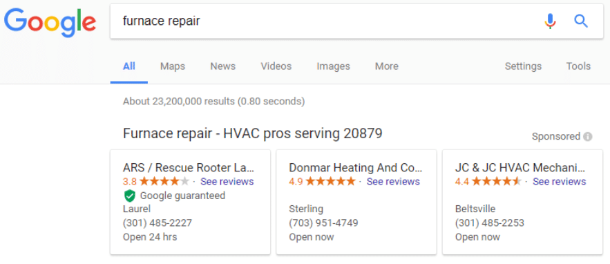 Google Local Service Ads